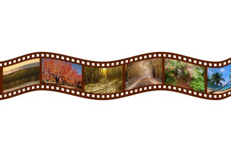 Фотопленка с кадрами
