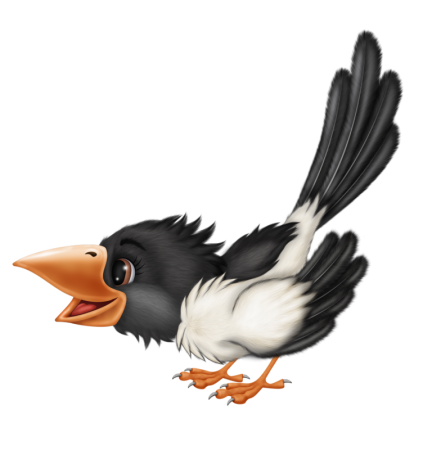 Мультяшная ворона клипарт (48 фото)