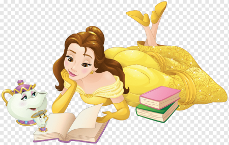 Бель принцесса Дисней с книгой