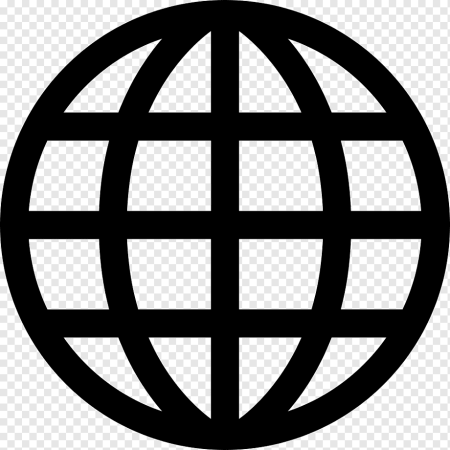 Значок интернета белый