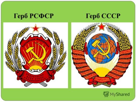 Первый герб РСФСР 1918 года
