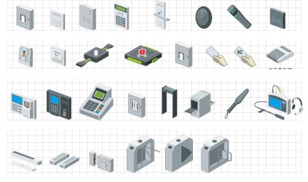 Фигуры СКУД для Visio