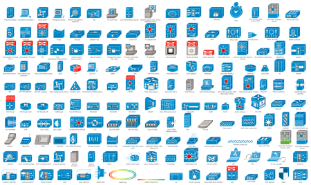 Иконки Cisco для Visio