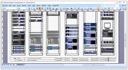 Фигуры для Visio оптический кросс