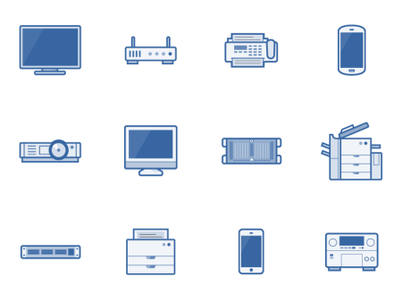 Иконки Visio Network