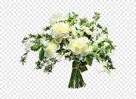 Композиция из белых цветов