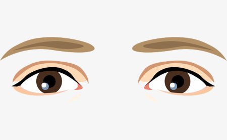 Глаза мужские мультяшные