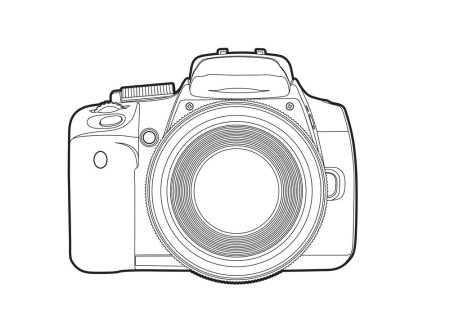 Фотоаппарат Nikon вектор