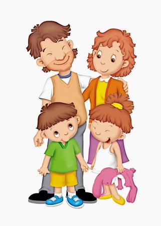 Родители и дети клипарт