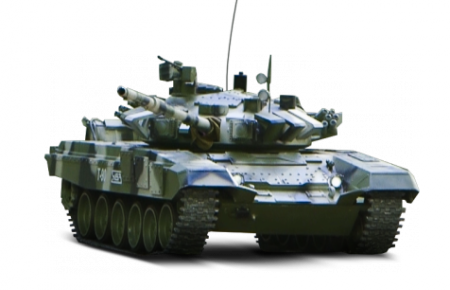 Танк т 90 на белом фоне