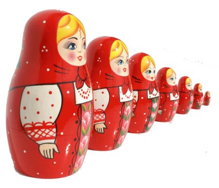 Матрешка в Красном сарафане