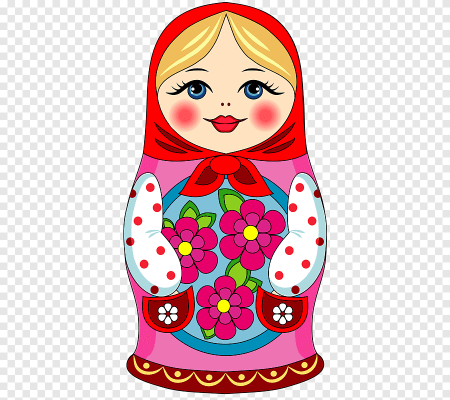 Матрешка без фона