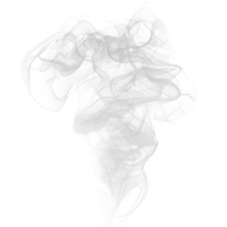 Дым на белом фоне