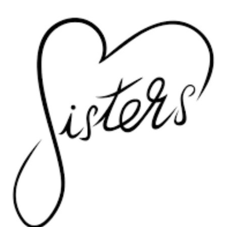 Sisters надпись красивая