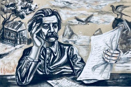 Рисованный Максим Горький