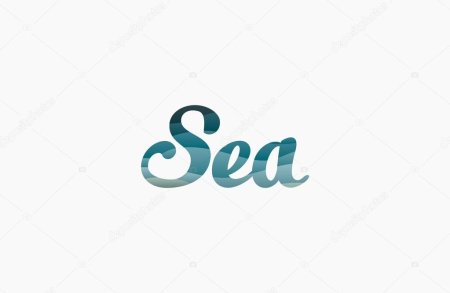 Красивая надпись Sea