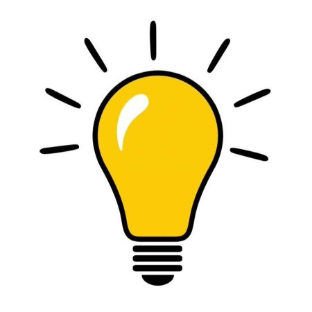 Желтая лампочка