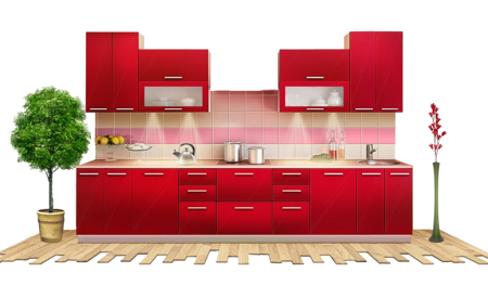 Кухонный гарнитур без фона
