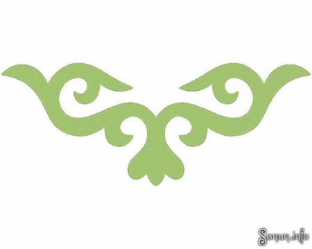 Казахские орнаменты Тумар