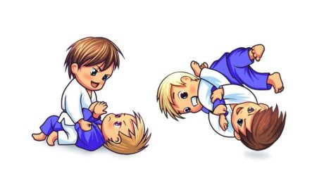 Дзюдо мультяшные