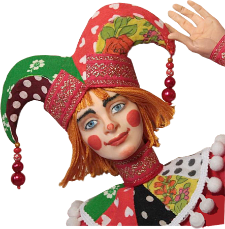 Петрушка клоун для детей