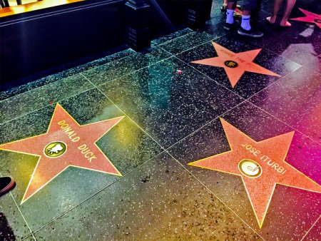 Звезда Hollywood walk of Fame