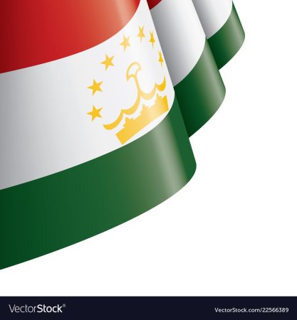 Флаг Таджикистана вектор