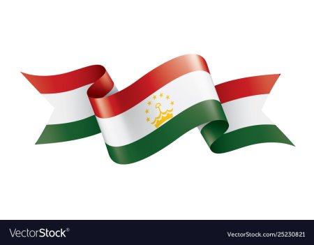 Флаг Таджикистана ленточка