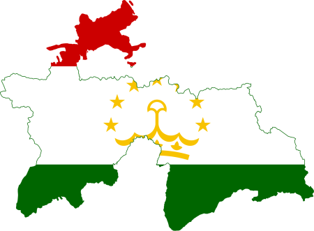Флаг Таджикистана без фона