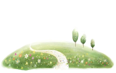 Книга сказок на прозрачном фоне