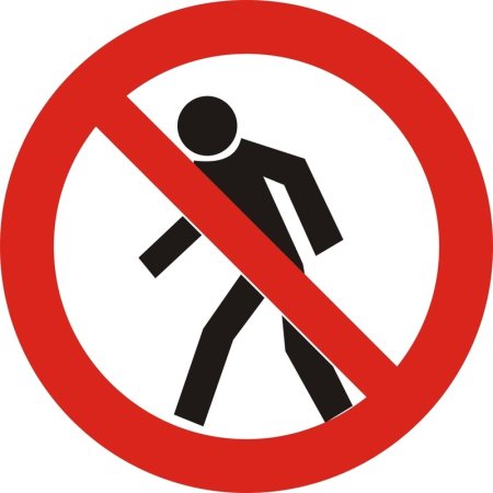 Запрещающие знаки проход запрещен