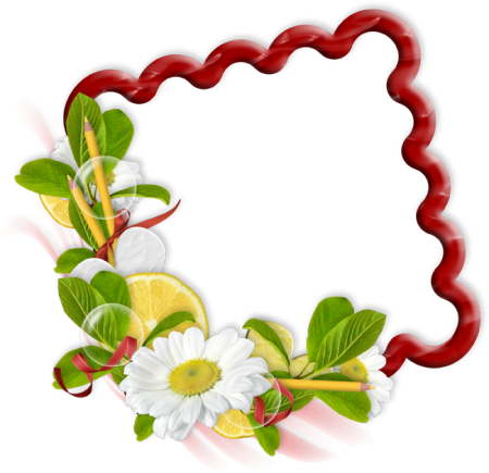 Рамка фигурная Цветочная