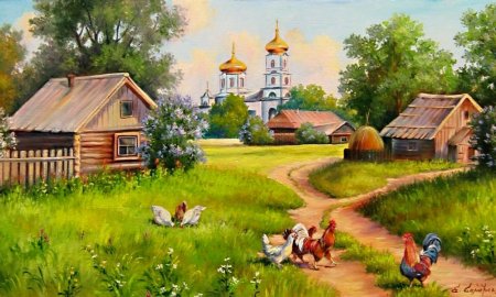Деревенская Церковь Есенинская Русь