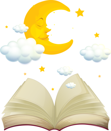 Книга сказок на прозрачном фоне