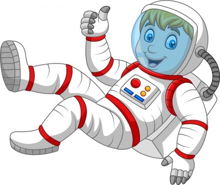 Космонавт мультяшный