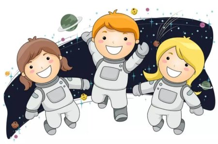 Космонавт для фотошопа детский