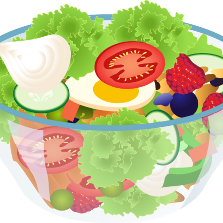 Мультяшные блюда салат