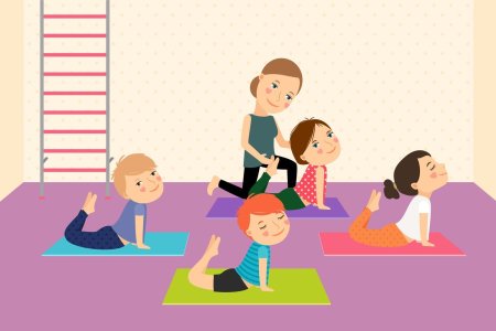 Спортивные дети на прозрачном фоне