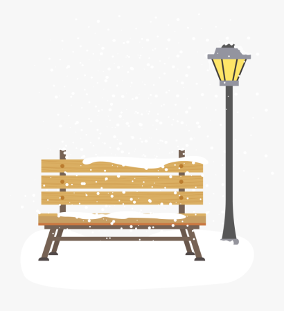 Скамейка в парке