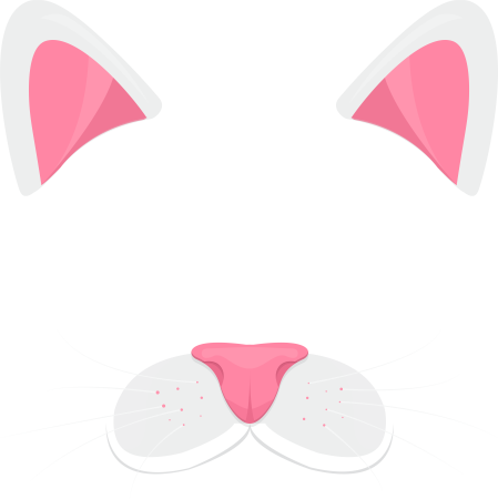 Маска нос кота