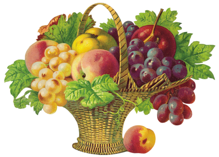 Ваза с овощами и фруктами