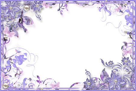 Сиреневая рамка