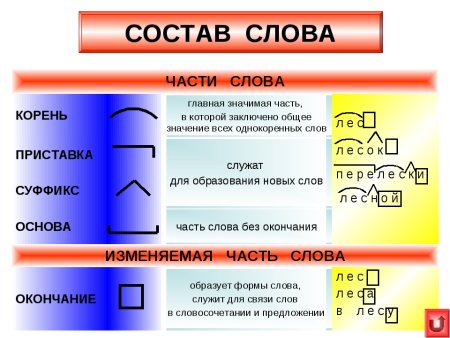 Части слова в русском языке