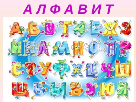 Необычные буквы алфавита