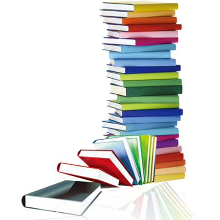 Школьная книжка на прозрачном фоне