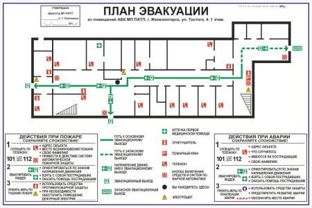 План эвакуации знаки