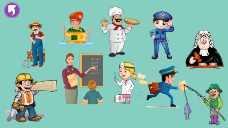 Рисунки разных профессий
