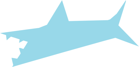 Плавник акулы вектор