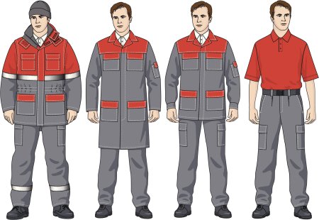 Специальная одежда рисунок