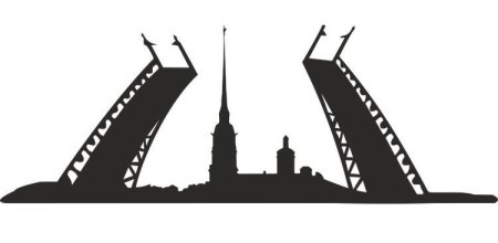 Мосты Санкт-Петербурга вектор